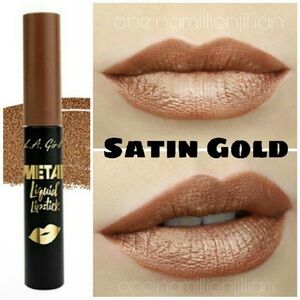 L.A. Girl Metal Liquid Lipstick - Satin Gold